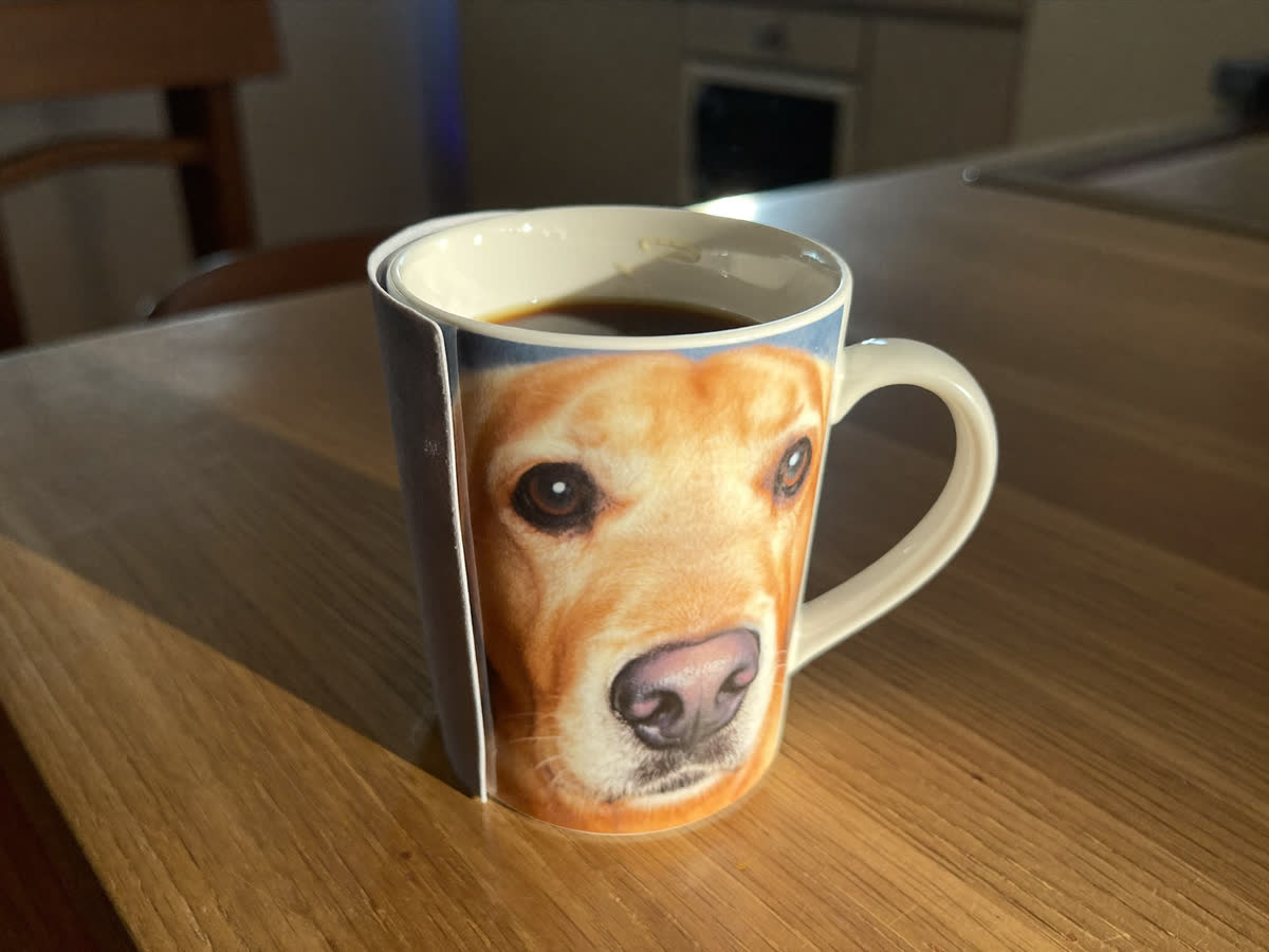 Personalisierte Tasse mit Tierportrait